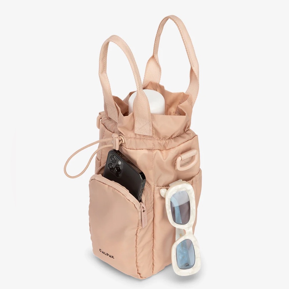 CALPAK Water Bottle Holder In Mauve